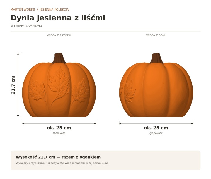 lampka led dynia